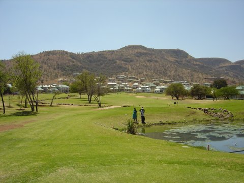 View from the tee of the fourth hole